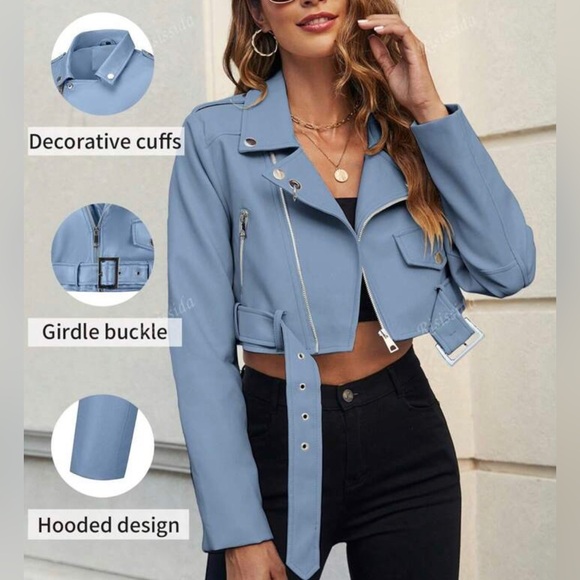 Leather vintage coat - Picture 3 of 3